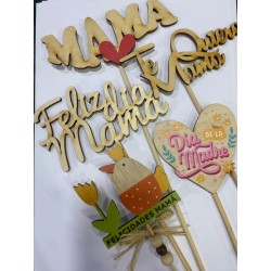 Pin Mamá madera. Modelo...